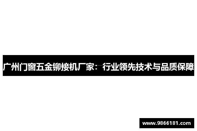 广州门窗五金铆接机厂家：行业领先技术与品质保障